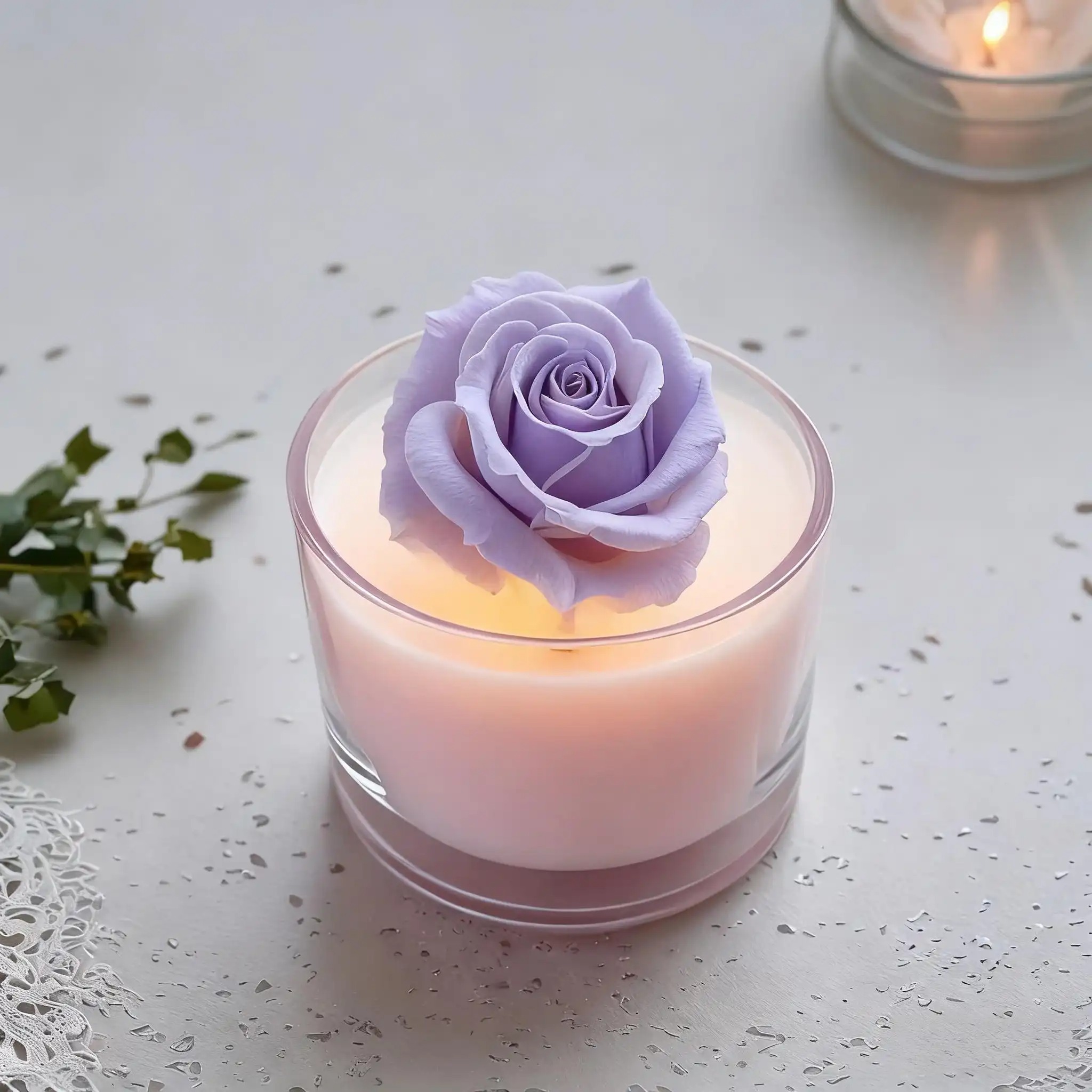 2-Piece Romantic 3D Rose Silic - Candle Making Date Night 评论和价格