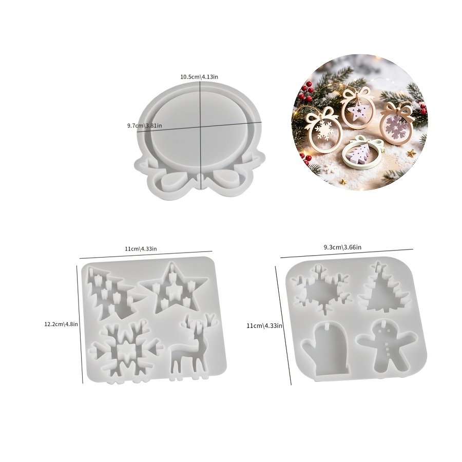 1/3 piece Christmas resin sili - Candle Making Factory 评论和价格