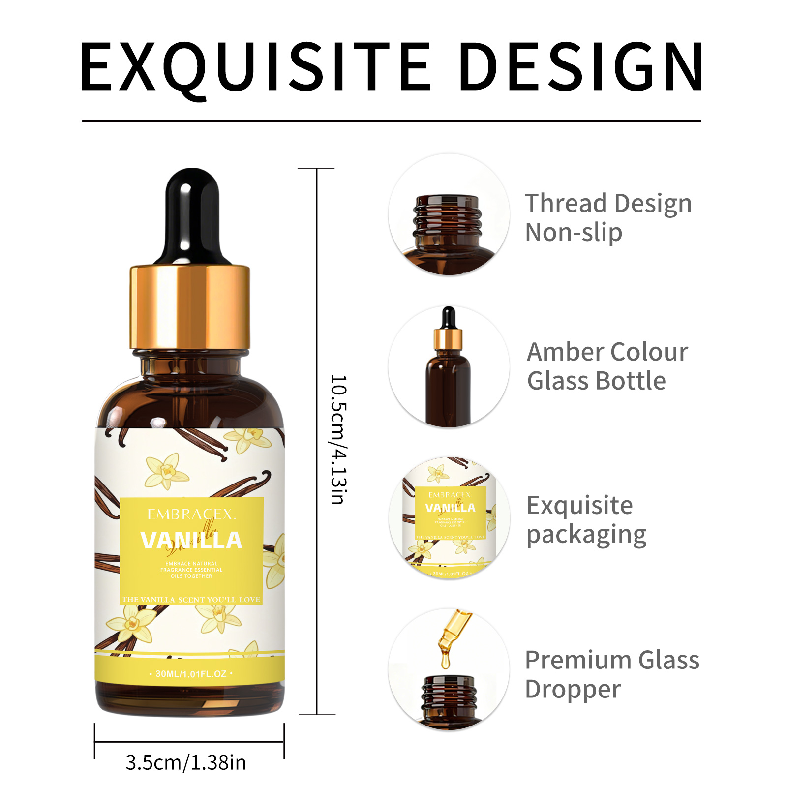 30ml Vanilla Fragrance Oils Fo - Candle Making Ingredients 评论和价格