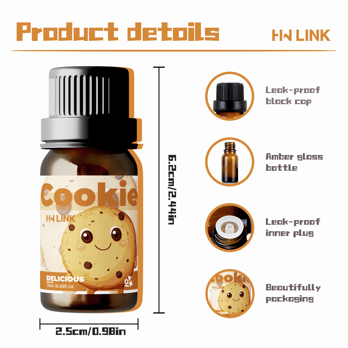 10ml Cookie Fragrance Oils For - Candle Making Ingredients 评论和价格