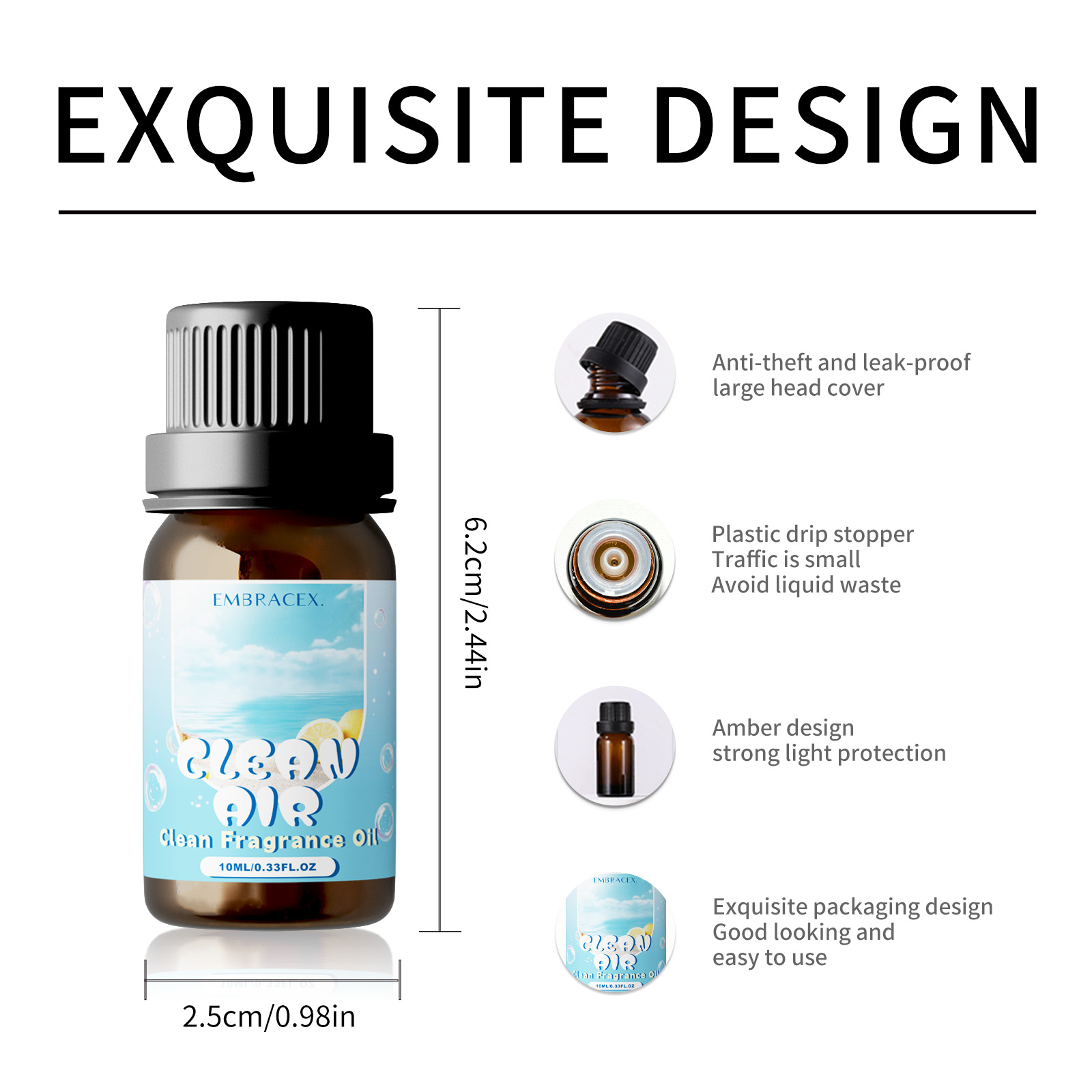 10ml Clean Air Fragrance Oils  - Candle Making Ingredients 评论和价格