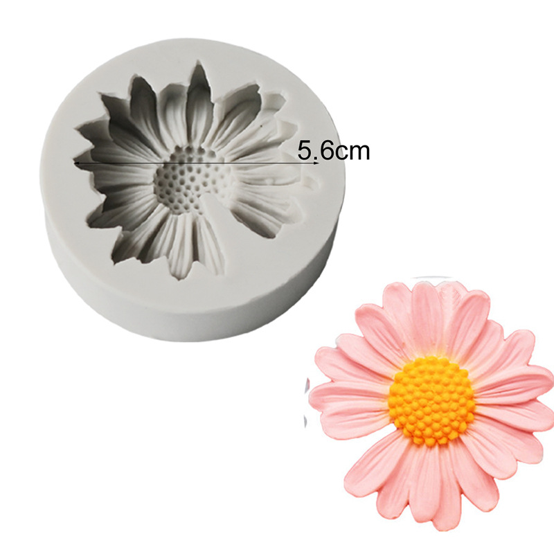 3D Daisy Flower Mold Sun Silic - Candle Making Business 评论和价格