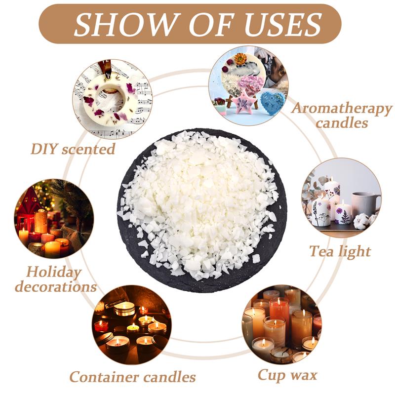 50-1000g Natural Pure Soy Wax  - Candle Making Tips 评论和价格