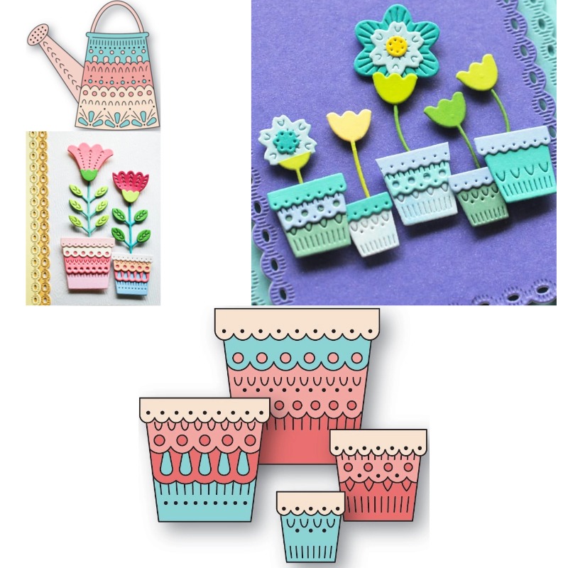 Scalloped Flower Pots Leafy St - Candle Making Tempe 评论和价格