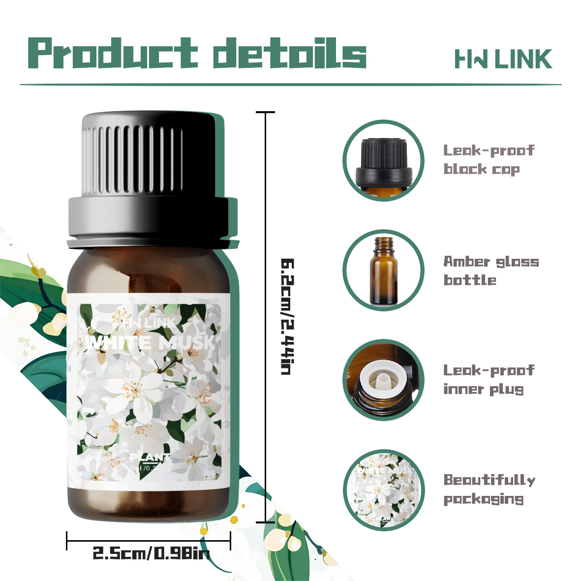 10ml White Musk Fragrance Oils - Candle Making Ingredients 评论和价格
