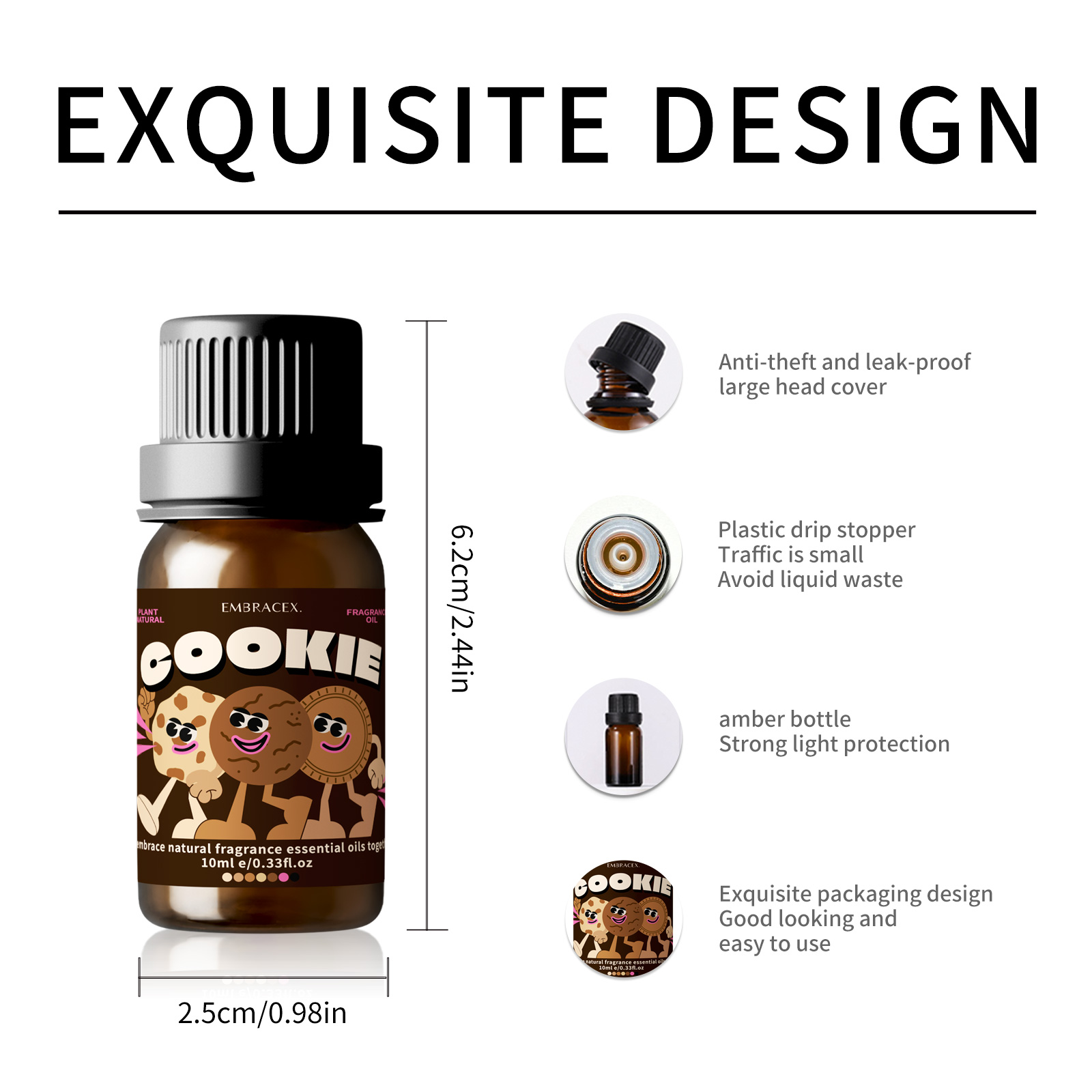 10ml Cookie Fragrance Oils For - Candle Making Ingredients 评论和价格