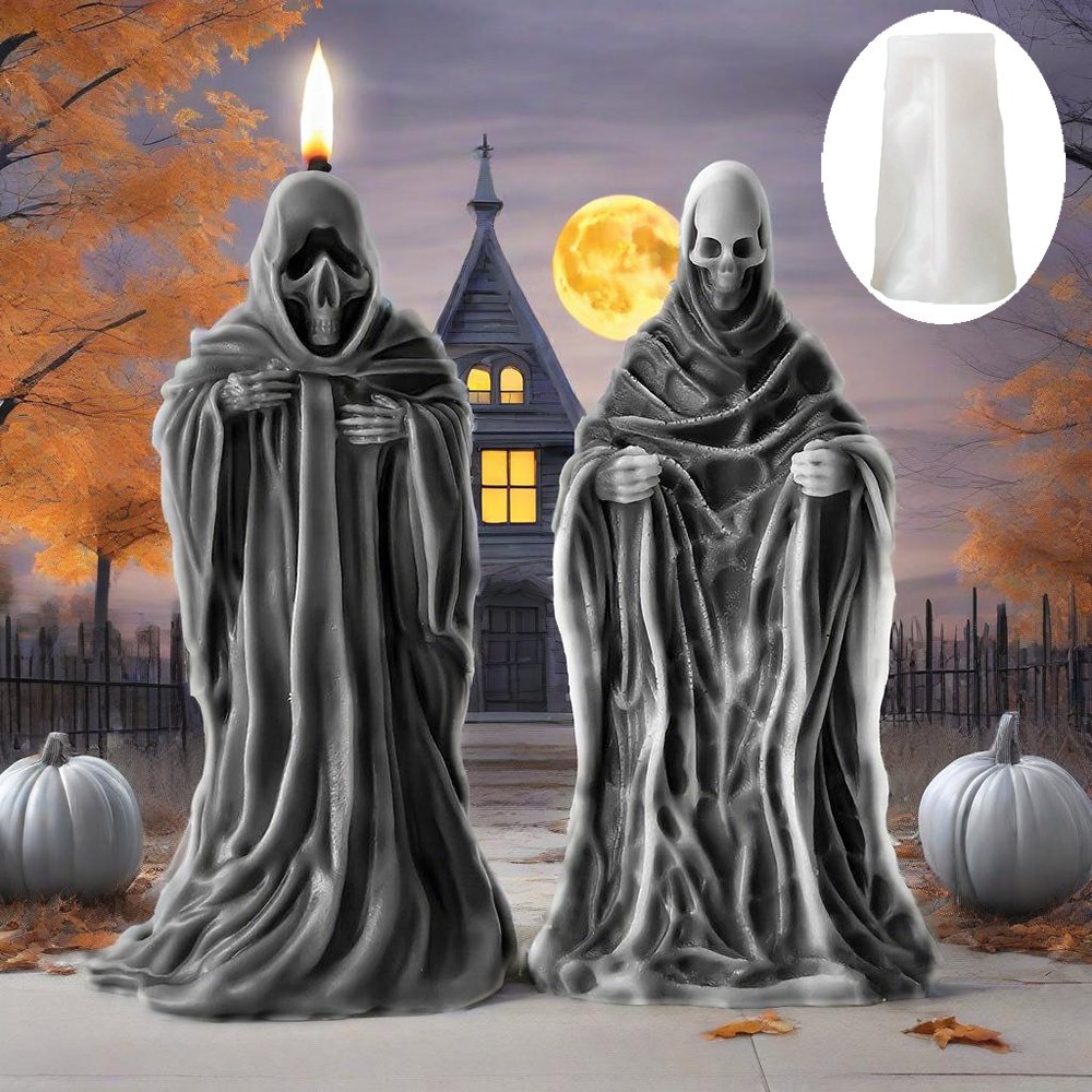 3D Skeleton Scent Candle Silic - Candle Making Tips 评论和价格