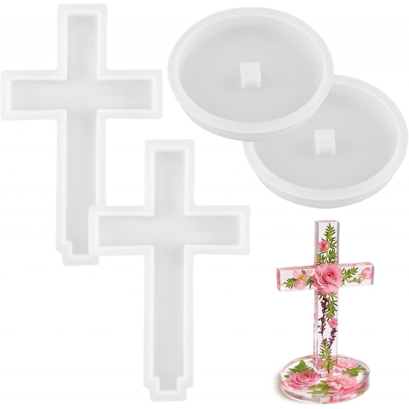 Two silicone molds with a base - Candle Making Factory 评论和价格