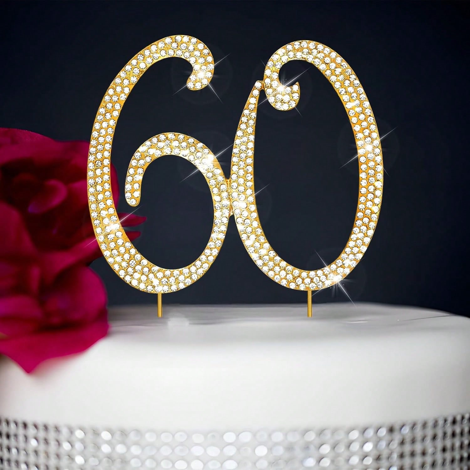 Large Gold Rhinestone Number C - Candle Making Business 评论和价格