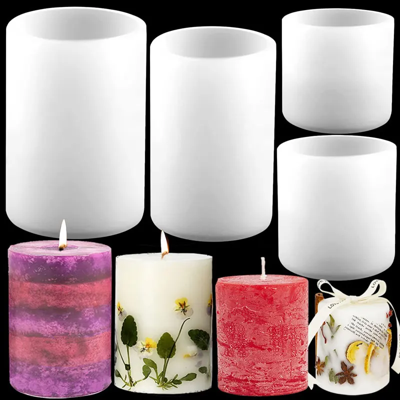 Cylinder Silicone Candle Molds - Candle Making Tips 评论和价格